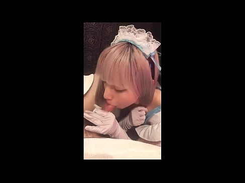 ❤️ Idolo giapponese [mayuka], costume da cameriera francese, parte 1, pompino e masturbazione con lozione ️❌  Sessu à porn co.xxxtun.ru